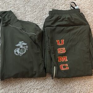New Balance Olive Green USMC Tracksuit